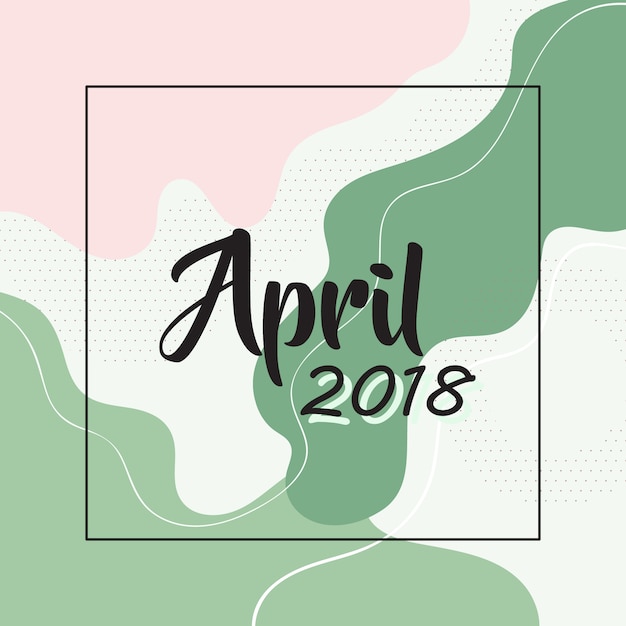 april 2018 background