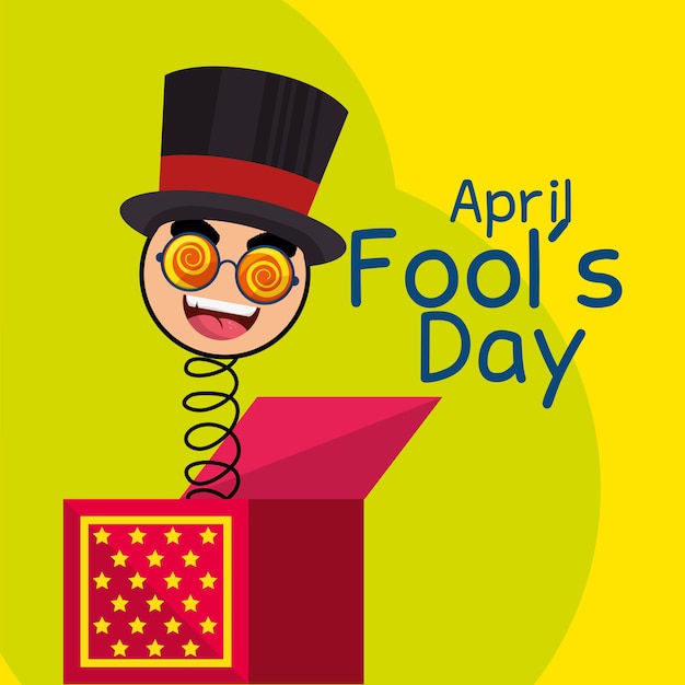 april fools day celebration card 