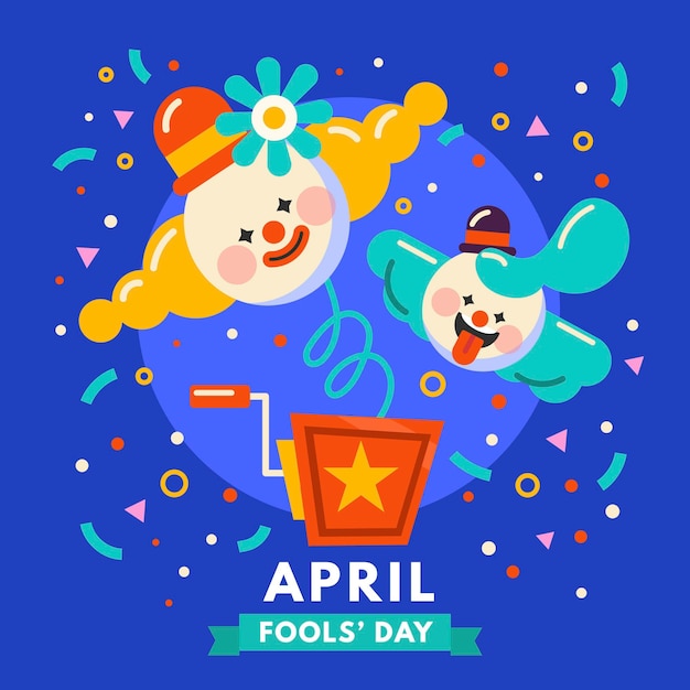 April fools' day illustration