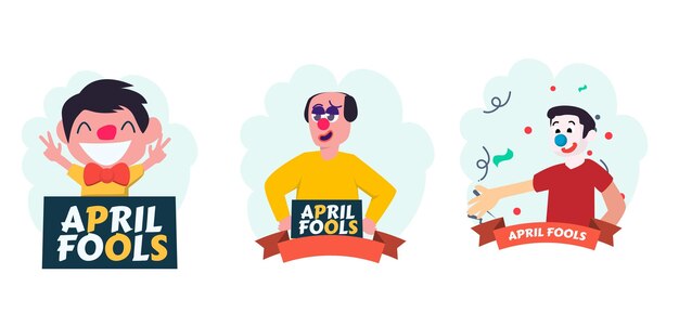 April Fools Flat Bundle Design