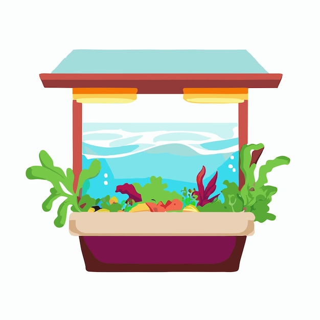 Aquaponics vector 11