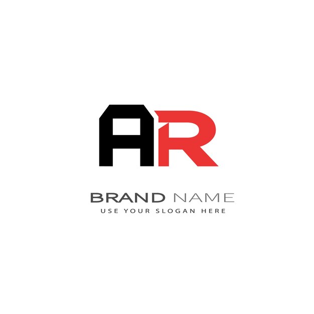 AR428 letter AR logo design