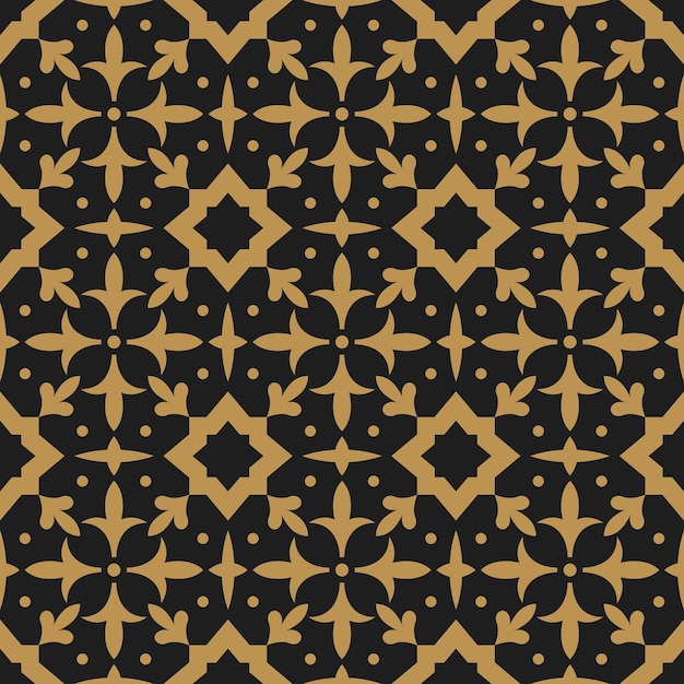 Arab oriental abstract arabesque seamless pattern for Ramadan Kareem