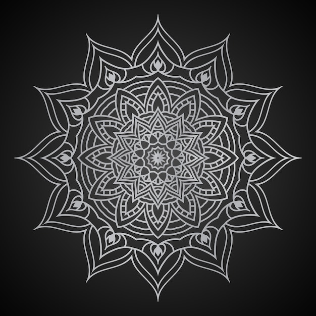 Arabesque mandala background