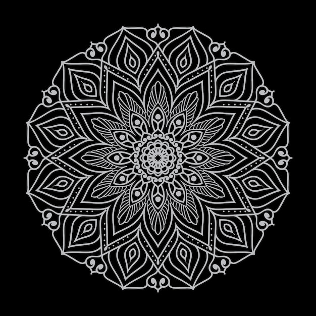 Arabesque mandala background