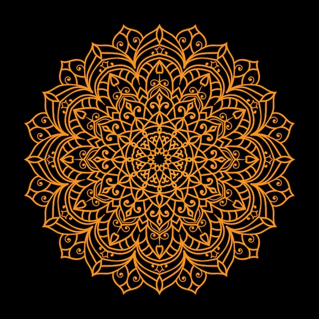 Arabesque mandala background