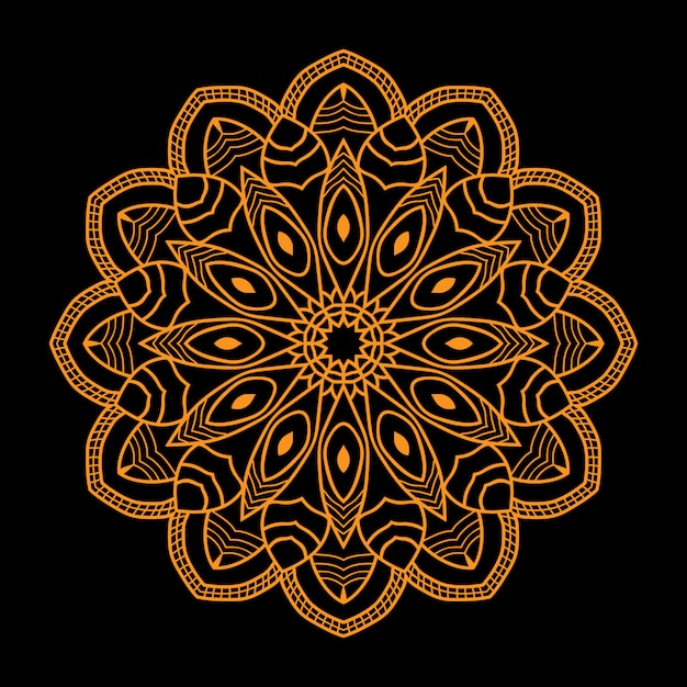 Arabesque mandala background