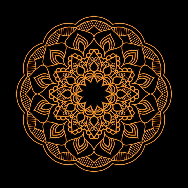 Arabesque mandala background