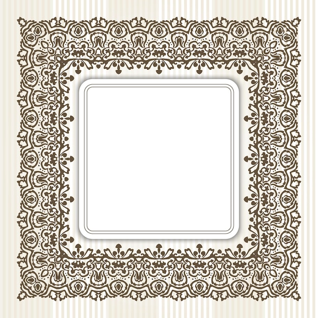 Arabesque square frame