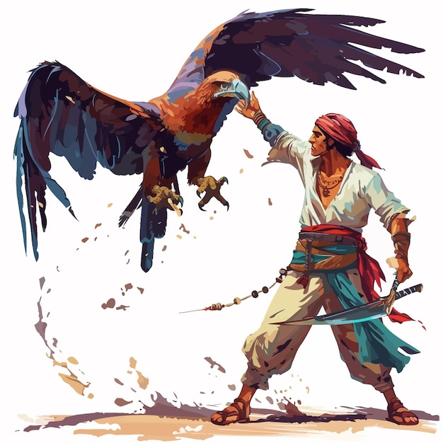 arabian_sailor_sinbad_adventurer_fighting