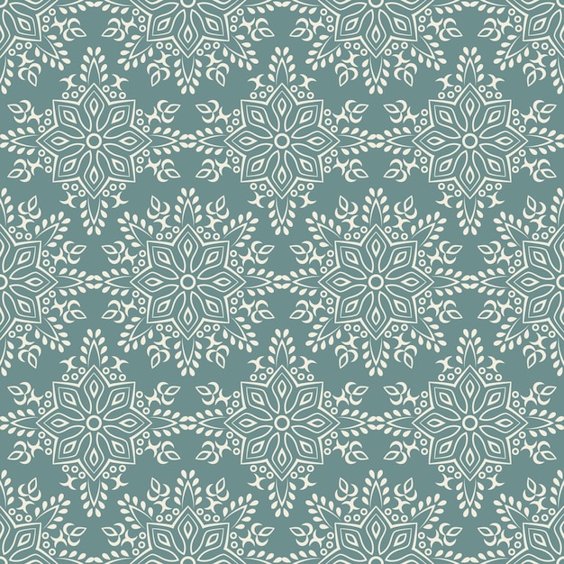 Arabic islamic indian seamless pattern