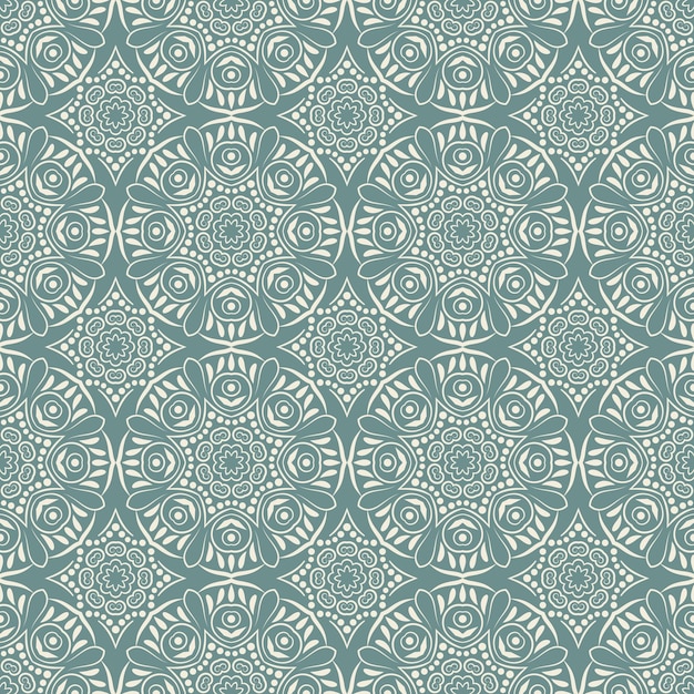 Arabic islamic indian seamless pattern