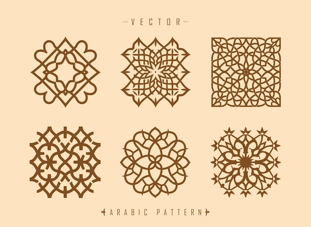 arabic pattern art middle eastern style pattern