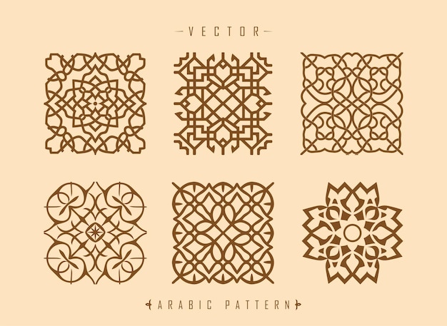 arabic pattern art middle eastern style pattern