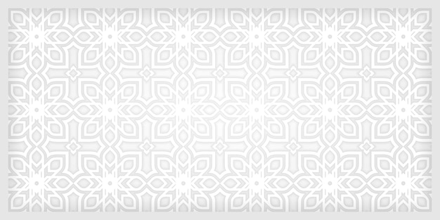 arabic pattern with monochrome color