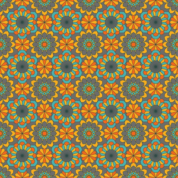 Arabic seamless pattern with modern style