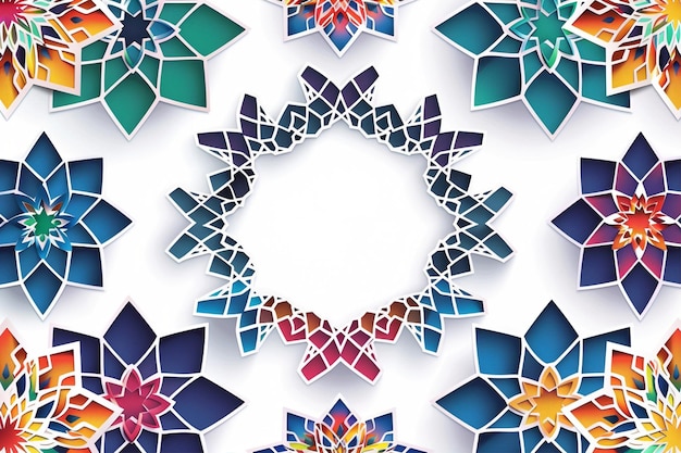 Vector arabic vector illustration islamic design