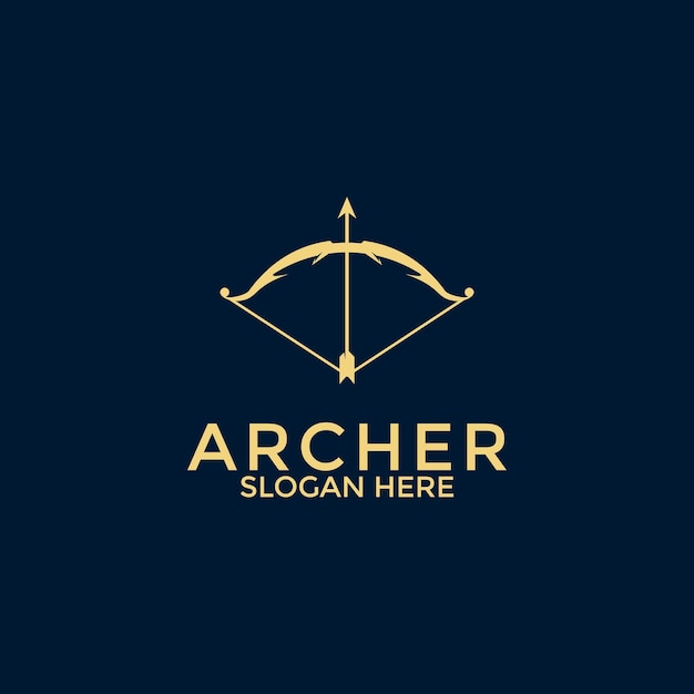 archer logo vector creative archer logo design template