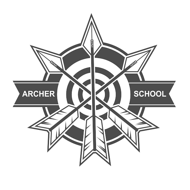 Archer School Logo Design