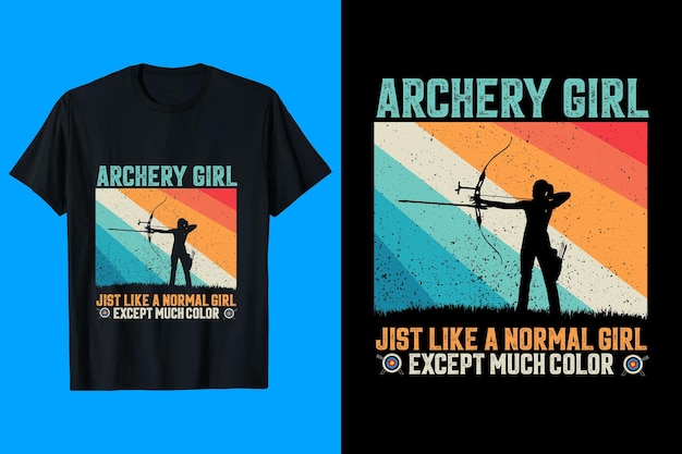 Archery Girl Just Like a Normal Girl Except Much Color