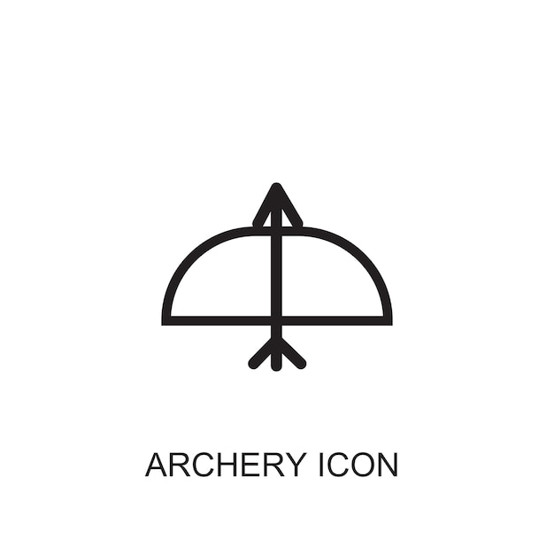 Archery vector icon icon