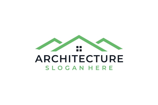 Architecture building house logo design