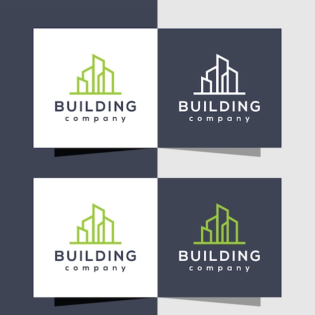 Architecture building real estate logo design symbol