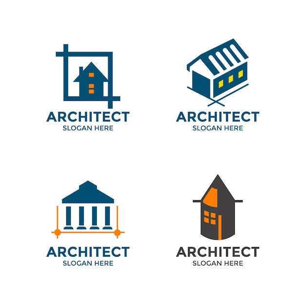 Architecture company logo collection