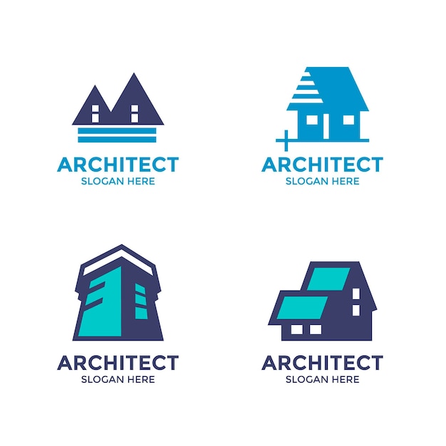 Architecture company logo collection