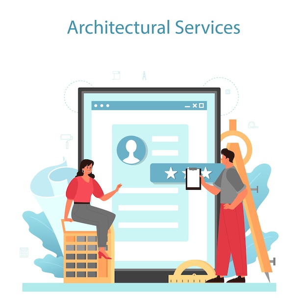 Architecture online service or platform.