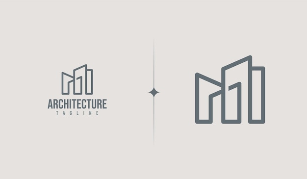 Architecture Real Estate Logo Template Universal creative premium symbol Vector illustration Creative Minimal design template Symbol for Corporate Business Identity