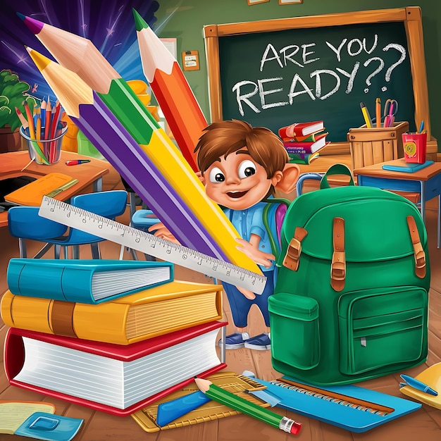 Are You Ready Back To School Banner