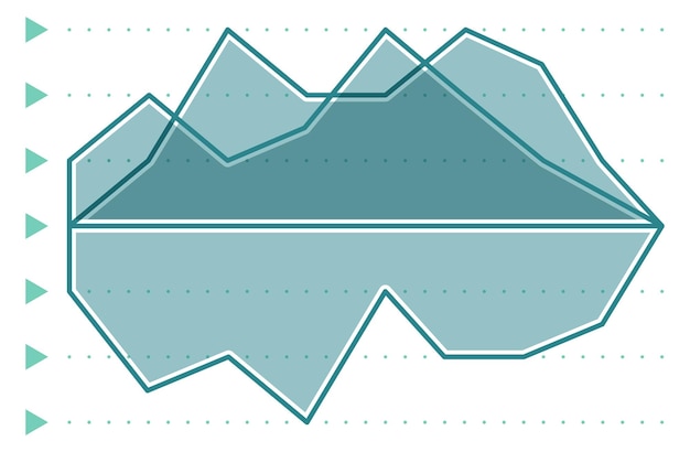 Area chart Data distribution diagram Statistics element