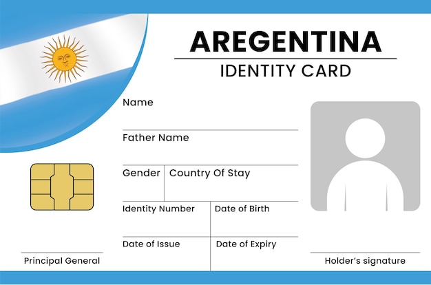 Argentina Card Design