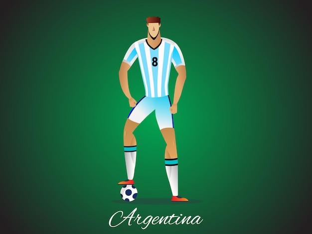 Argentina Football player animation