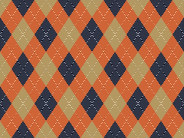 Argyle pattern seamless. Fabric texture background. Classic argill vector ornament