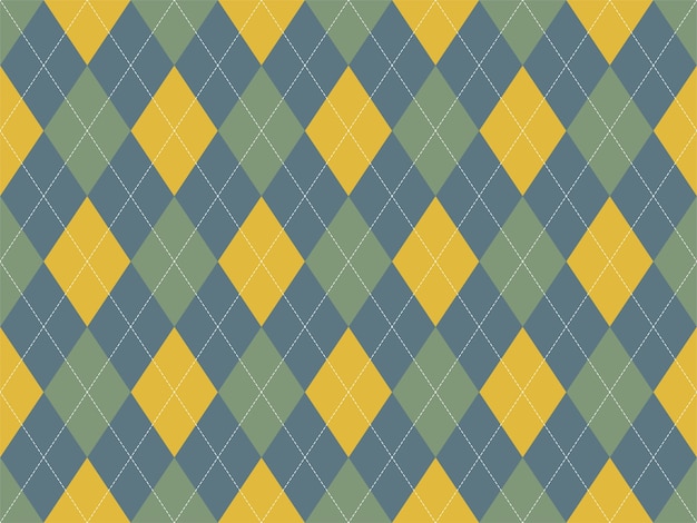 Argyle pattern seamless. Fabric texture background.