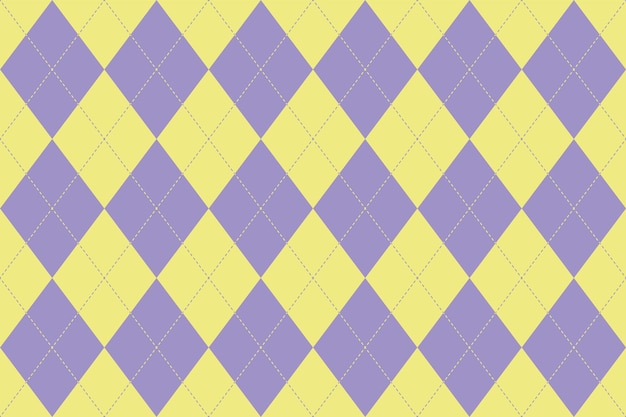 Vector argyle  seamless pattern classic geometric textile print diamonds or lozenges