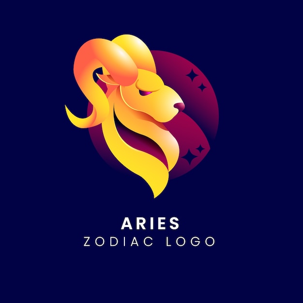 Aries logo template