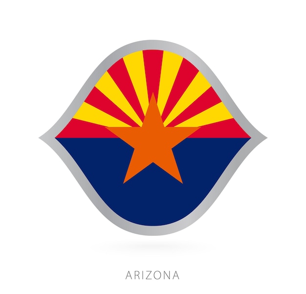 Arizona national team flag in style for international basketball competitions