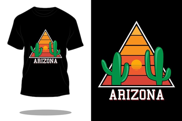 Arizona retro t shirt design