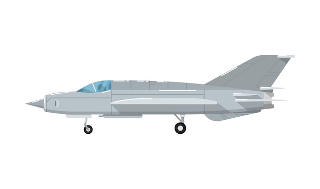 Army battle jet aircraft isolated icon