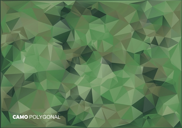 Army Military. Camouflage Background. Made of Geometric Triangles Shapes. Army  illustration. polygonal style.