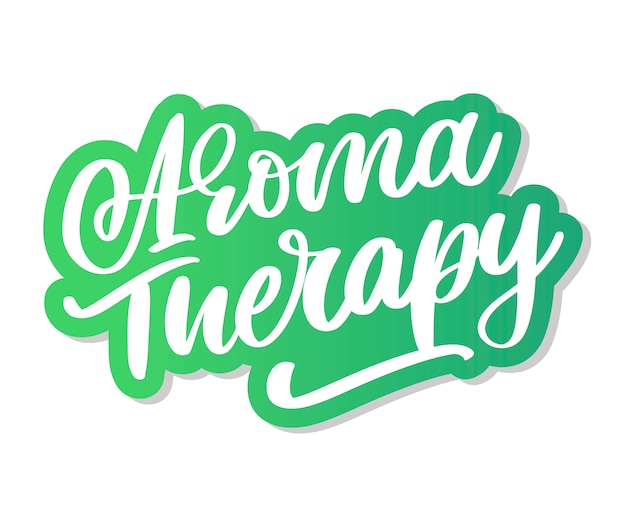 Aroma therapy letter for luxury lifestyle design.