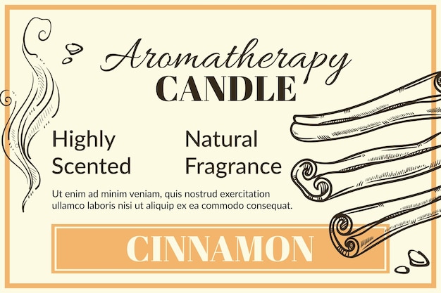 Aromatherapy candle natural fragrance scented