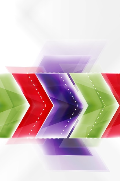 Vector arrow abstract background