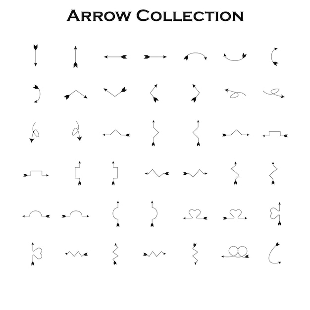 Arrow Direction Collection Set