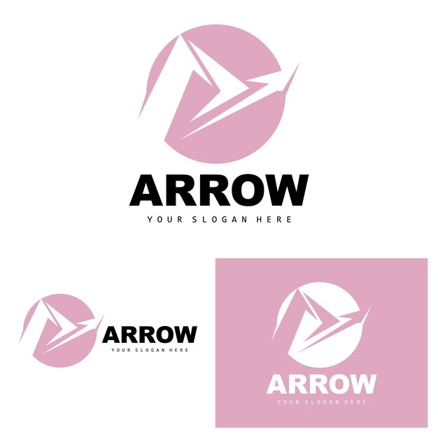 Arrow Direction Logo Directional Direction Vector Icon A Letter Model Design