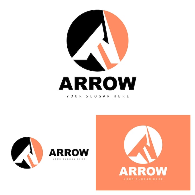 Arrow Direction Logo Directional Direction Vector Icon A Letter Model Design