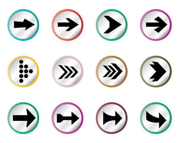 arrow icons